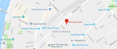 Massage House salon address on a map