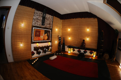 Spirit of Africa sets the perfect ambiance for sensual massage.