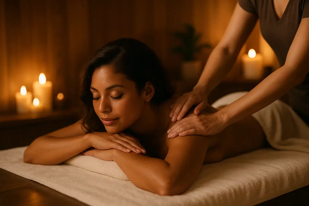 Women’s erotic massage in Budapest – candlelit, discreet salon atmosphere